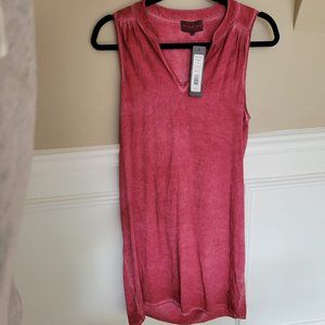 Michael Stars Mauve V- Neck Shift Dress - Women's Size S - NWT $158